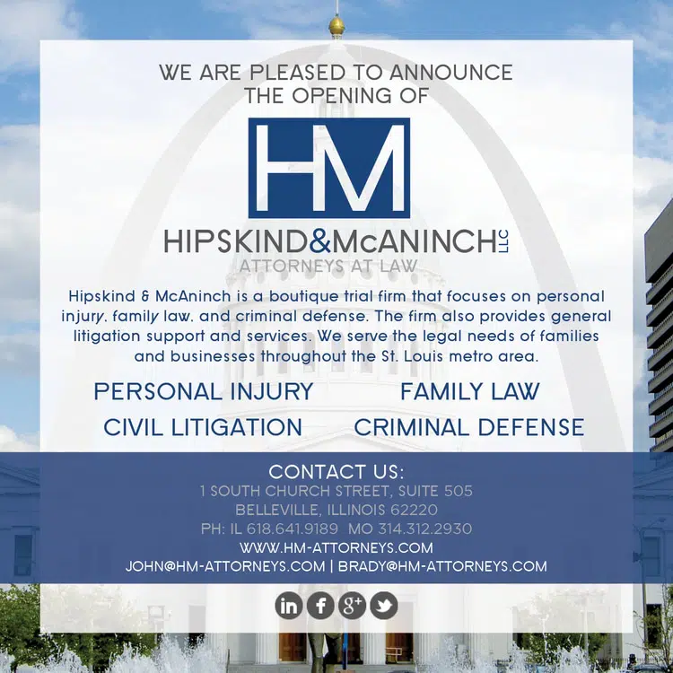 Image for Hipskind & McAninch Is Now Open – Belleville, Edwardsville, & St. Louis Attorneys post