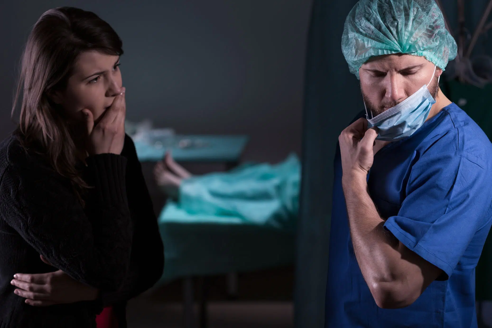 Doctor Talking to Concerned Family of Patient