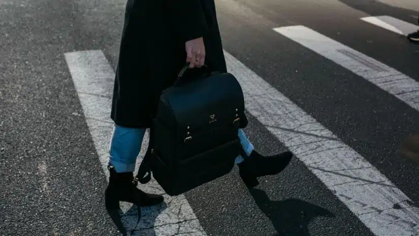 pedestrian crossing a street before car accident