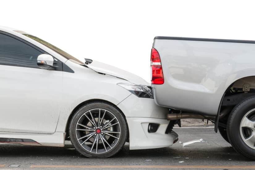 Photo of Car Accident Involving Two Cars