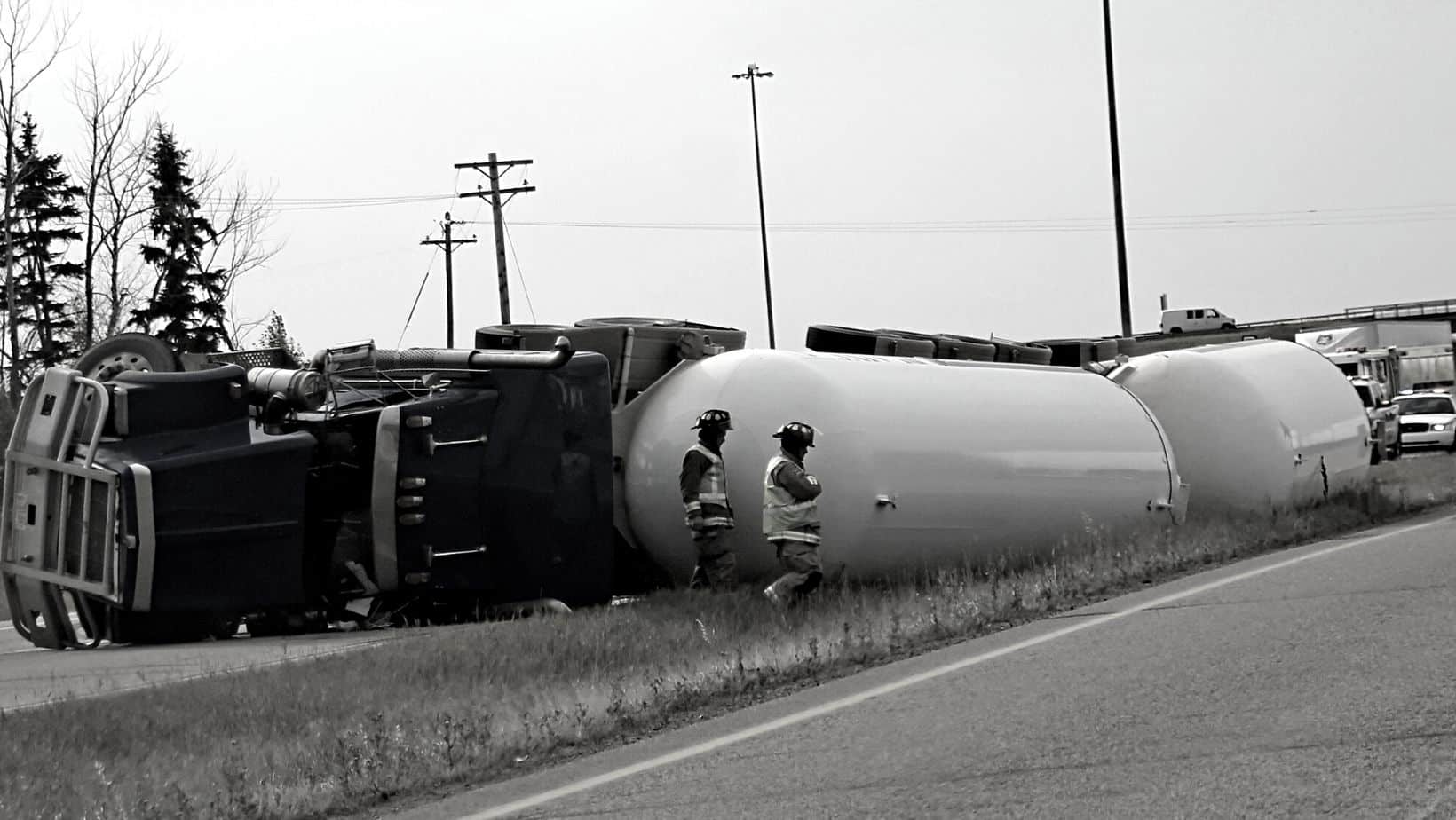 truck accident on a Missouri highway