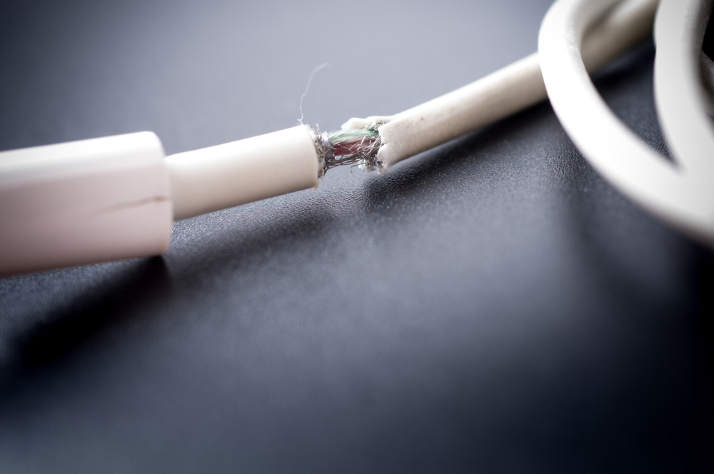 Photo of a Damaged Cable